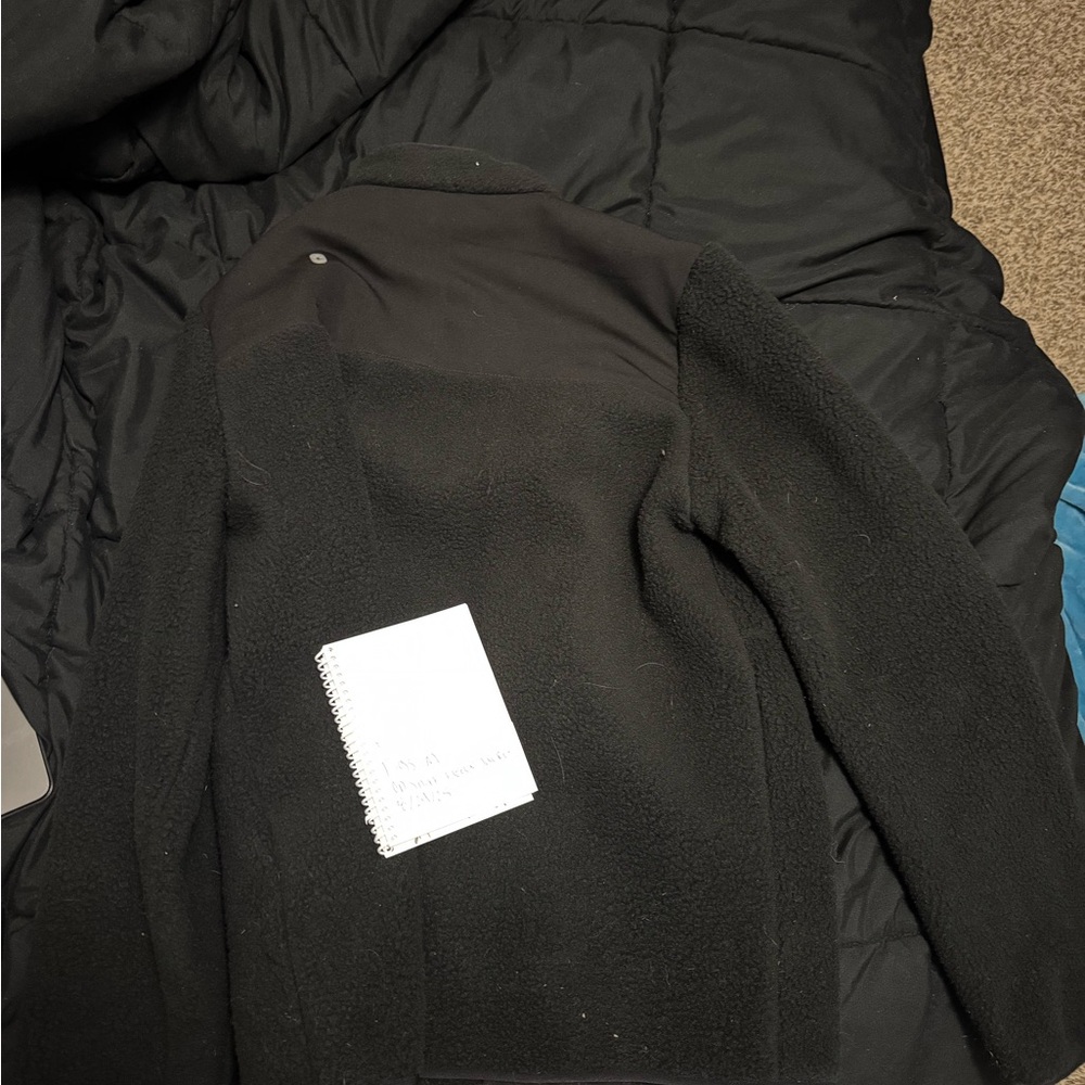 Figs on shift fleece jacket.  Hardly worn